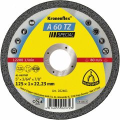 Klingspor Cutting off wheel - (A60TZ) Special / Flat / 15300rpm / INOX, Hard , 100 x 1 x 16mm