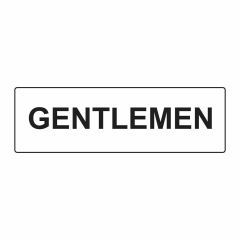 Gentlemen Sign