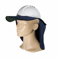 Brim 'N' Shade, Hardhat Brim with Long Neckflap, Navy