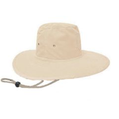 Canvas Sunhat, w/chinstrap - Natural