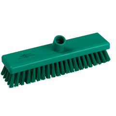 Hill Professional Extra Stiff 305mm Deck Scrub - Green 