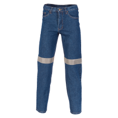 DNC 3347 13.75oz Reflective Denim Stretch Jeans, Blue