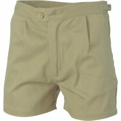 DNC 3301 311gsm Cotton Drill Utility Shorts, Khaki