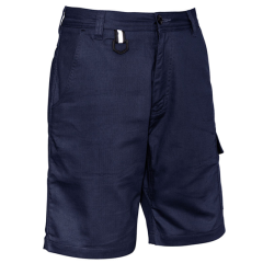 Syzmik ZS505 Mens Rugged Bizcooling Vented Short, Navy