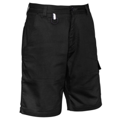 Syzmik ZS505 Mens Rugged Bizcooling Vented Short, Black