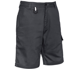 Syzmik ZS505 Mens Rugged Bizcooling Vented Short, Charcoal