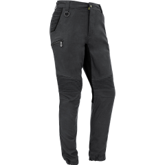 Syzmik ZP340 Mens Streetworx Stretch Pant, Cuffed, Charcoal