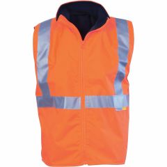 DNC 3865 300D H Reflective Reversible Vest, Orange/Navy