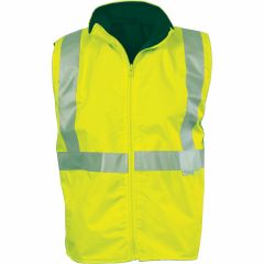 DNC 3865 300D H Reflective Reversible Vest, Yellow/Bottle