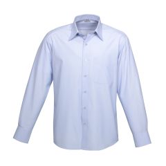 Biz Collection S29510 Mens Ambassador Long Sleeve Shirt, Blue