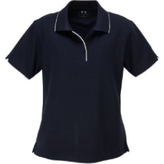 Biz Collection P3225 Ladies Bizcool Elite Polo, Navy/White