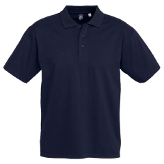 Biz Collection P112MS Mens ICE 100% Cotton Polo, Navy