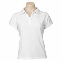 Biz Collection P2125 Ladies Neon Polo, White