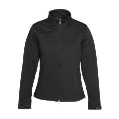 Biz Collection J3825 Ladies Plain Soft Shell Jacket, Black