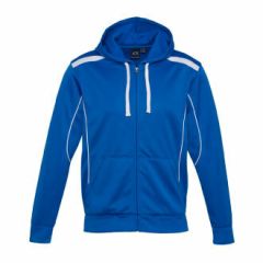 Biz Collection SW310M Adults United Hoodie, Royal/White