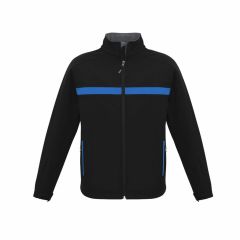 Biz Collection J510M Unisex Charger Jacket_ Black_Royal_Grey