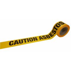 Printed Asbestos Barrier Tape, 75mm x 100m