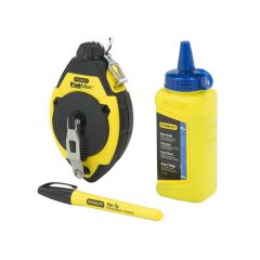 Stanley Fatmax Xtreme Chalk Line Reel Set, 3 Piece Set, 30m, Blue