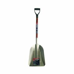 SJ Aluminum Grain Shovel - Large 420mm x 320mm Scoop, D Handle