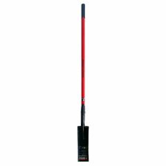 SJ Trade Trenching Shovel, Long Fibreglass Handle