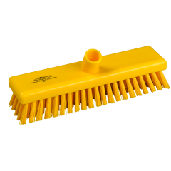 Hill Professional Extra Stiff 305mm Deck Scrub - Yellow