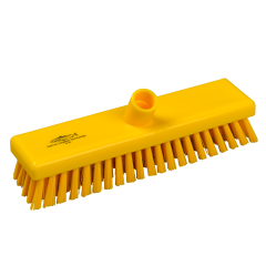 Hill Professional Stiff 305mm Deck Scrub - Yellow