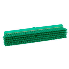 Hill Resin-Set DRS® Stiff 457mm Sweeping Broom - Green