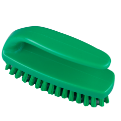 Hill Professional Medium 102mm Grippy Nail Brush - Green