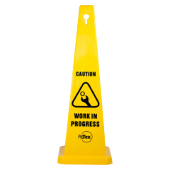 890mm Safety Cone - Caution Work In Progress