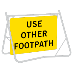 Use Other Footpath, 900 x 600mm Metal, Class 1 Reflective, Sign Only