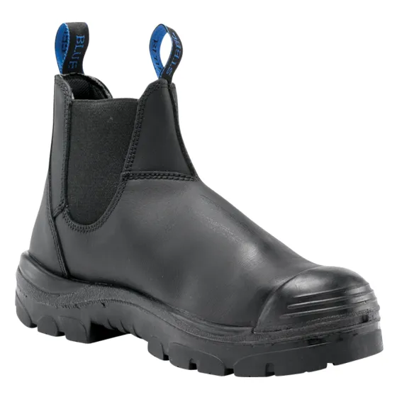  Steel Blue Elastic-Sided Boots